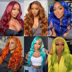 13x4 Transparent Lace Front Wig Body wave 613 Blonde Color Wig