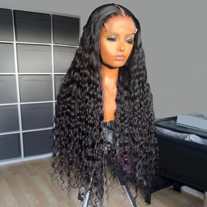 6x6 HD Lace Closure Curly Wig Virgin Hair 180% Density