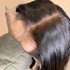 6x6 HD Lace Closure Straight Virgin Hair 180% Density