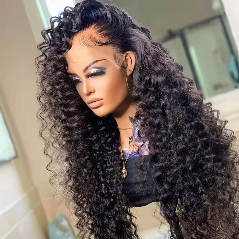 Natural Wave 360 Lace Frontal Wig Natural Color Pre-Plucked With Baby Hair