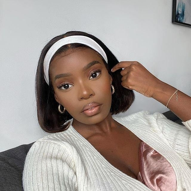 Diadema Bob Peluca Recta 180% Densidad