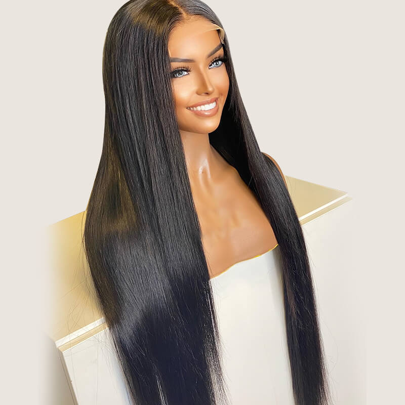 6x6 HD Lace Closure Straight Virgin Hair 180% Density