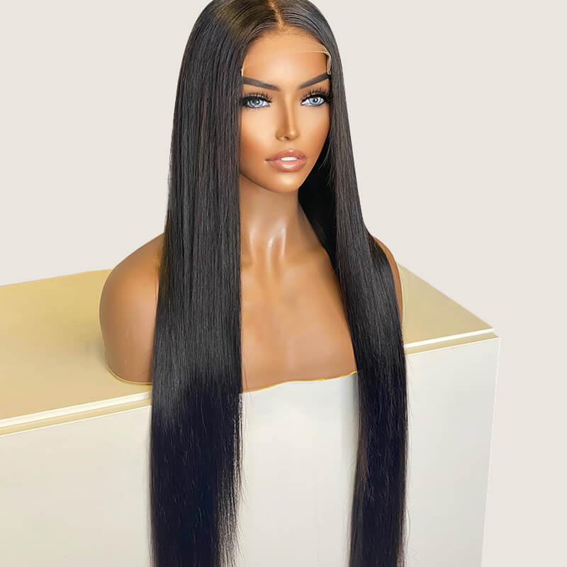 6x6 HD Lace Closure Straight Virgin Hair 180% Density