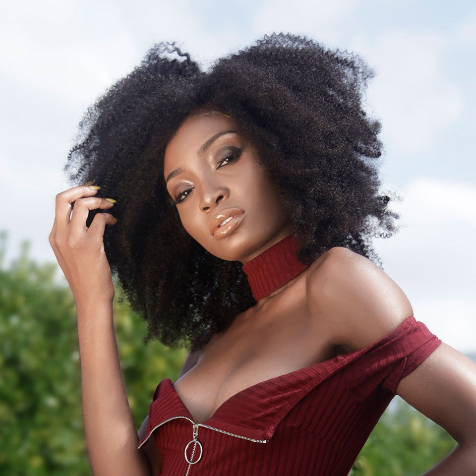 HJ Weave Beauty 7A European Virgin Hair Kinky Curly