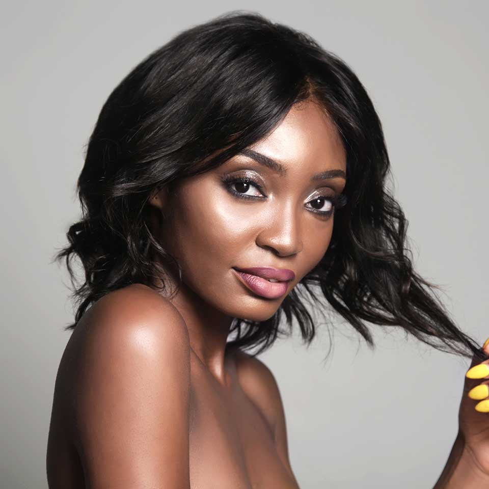 HJ Weave Beauty 360 Lace Frontal Human Hair Loose Wave